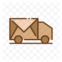 Consegna Postale Camion Per La Consegna Camion Per La Spedizione Icon