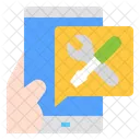 Celular Reparo Servico Ícone
