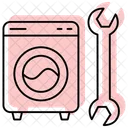 Appliance Repair Color Shadow Thinline Icon Ícone