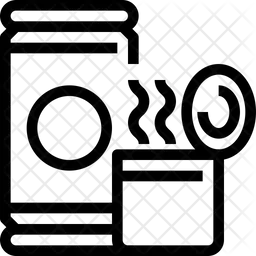 Nourriture en boîte  Icône