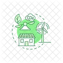 Renewable System Green Icon