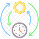 Consistency Clock Process Icon