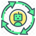 Consistent Robot Recycle Icon
