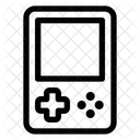 Juego De Linea Juegos Consola Icono