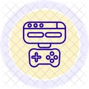 Console Line Icon Icône