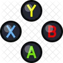 Console Xbox Buttons Icon
