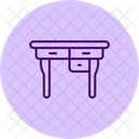 Console Table Furniture Icon