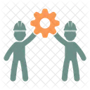 Consortium Construction Worker Icon