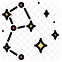 Constellation Ursa Minor Space Galexy Universe Astronomy Icon