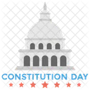 Us Constitution Bank Icon