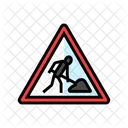 Estrada Construcao Carro Ícone