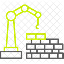 Construcao Parede Tijolo Ícone