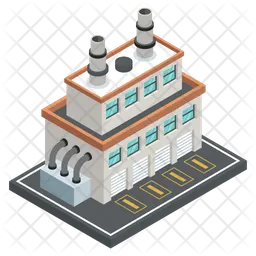 Construção industrial  Ícone