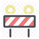 Construccion Carretera Bloqueador Icono