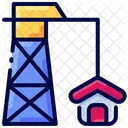 Construccion Casa Bienes Raices Icono