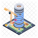 Construccion Industrial Sitio De Construccion Area De Construccion Icono