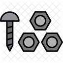 Construction Fasteners Bolt Icon