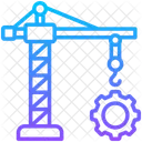 Construction Lift Machinery Icon