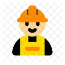 Construction Worker Engineer Icon