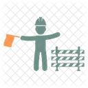 Construction Road Worker Icon