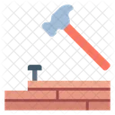 Wood Hammer Hammer Repairing Icon
