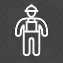 Construction Worker Profession Icon