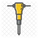 Construction Jackhammer Pneumatic Icon