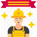 Construction Hand Labour Icon