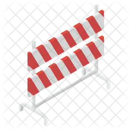 Construction Barricade  Icon