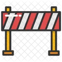 Construction Barrier Route Icon