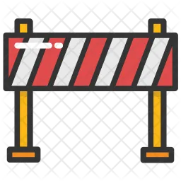 Construction Barrier  Icon