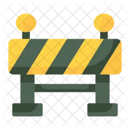 Construction Barrier  Icon