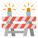 Barrier Caution Construction Icon