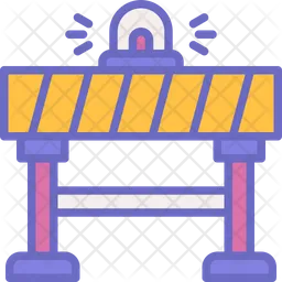 Construction Barrier  Icon