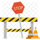 Construction Barrier Road Barrier Barrier Icon