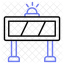 Construction Barrier  Icon