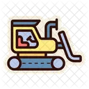 Bulldozer Machinery Vehicle Icon