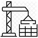 Construction Crane Lifter Icon