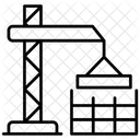 Construction Crane Lifter Icon