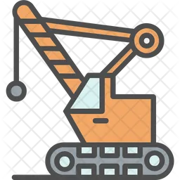 Construction excavator  Icon