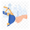 Construction Excavator Excavator Tool Construction Tool Icon