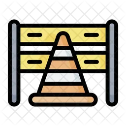 Construction Fence  Icon