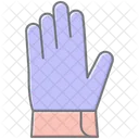 Construction Gloves Lineal Color Icon Icon