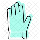 Construction Gloves Color Shadow Thinline Icon 아이콘