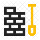 Construction Wall Shovel Icon