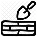 Construction Wall Shovel Icon