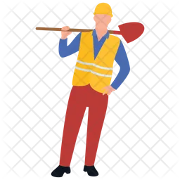 Construction Labour  Icon