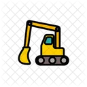 Construction machine excavator  Icon