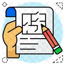 Construction Map Blueprint Engineering Map Icon