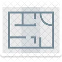 Construction Map House Plan Architecture Icon